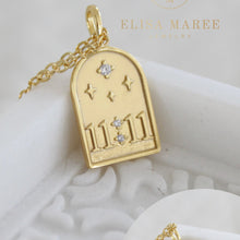 Load image into Gallery viewer, 11:11 Make a Wish Pendant Necklace