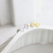 Load image into Gallery viewer, Peace, Love and Happiness Stud Earrings - Elisa Maree Jewelry