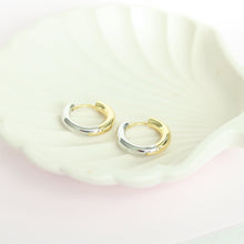 Load image into Gallery viewer, Everyday Flip Hoops – Reversible Gold & Silver