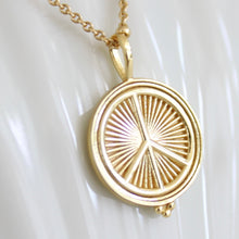 Load image into Gallery viewer, Peace, Love and Happiness Pendant Necklace
