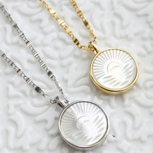 Load image into Gallery viewer, Pearly Sunrise Pendant Necklace - Elisa Maree Jewelry