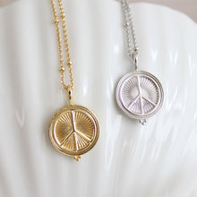 Load image into Gallery viewer, Peace, Love and Happiness Pendant Necklace - Elisa Maree Jewelry