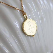 Load image into Gallery viewer, Peace, Love and Happiness Pendant Necklace - Elisa Maree Jewelry