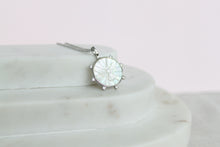 Load image into Gallery viewer, Bee Devine Etched Mother of Pearl Necklace - Elisa Maree Jewelry