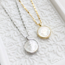 Load image into Gallery viewer, Pearly Sunrise Pendant Necklace - Elisa Maree Jewelry