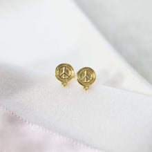 Load image into Gallery viewer, Peace, Love and Happiness Stud Earrings

