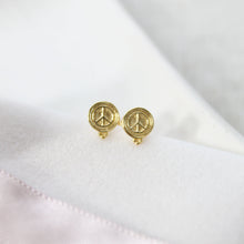 Load image into Gallery viewer, Peace, Love and Happiness Stud Earrings - Elisa Maree Jewelry