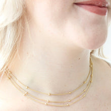 Load image into Gallery viewer, Triple Satellite Chain Necklace - Elisa Maree Jewelry