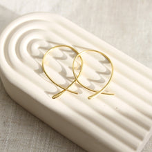 Load image into Gallery viewer, Tula Organic Hoop Earrings - Elisa Maree Jewelry