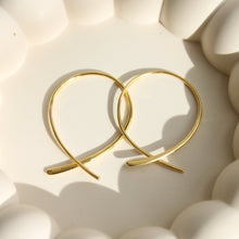 Load image into Gallery viewer, Tula Organic Hoop Earrings - Elisa Maree Jewelry