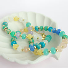 Load image into Gallery viewer, Lemon Drop Rondelle beaded Necklace