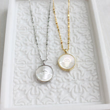 Load image into Gallery viewer, Pearly Sunrise Pendant Necklace - Elisa Maree Jewelry