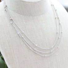 Load image into Gallery viewer, Triple Satellite Chain Necklace - Elisa Maree Jewelry