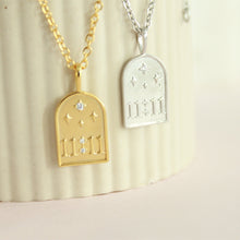 Load image into Gallery viewer, 11:11 Make a Wish Pendant Necklace