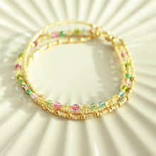 Load image into Gallery viewer, Whimsy Triple Strand Bracelet - Elisa Maree Jewelry