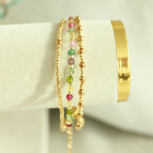 Load image into Gallery viewer, Whimsy Triple Strand Bracelet - Elisa Maree Jewelry