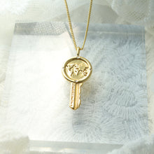 Load image into Gallery viewer, Kindness Is Key to the world Pendant Necklace - Elisa Maree Jewelry