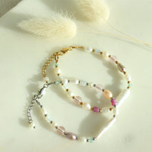 Load image into Gallery viewer, Festival Pearl and glass bead Bracelet - Elisa Maree Jewelry