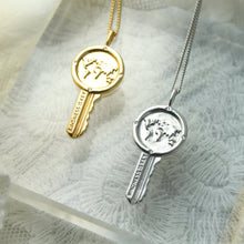 Load image into Gallery viewer, Kindness Is Key to the world Pendant Necklace - Elisa Maree Jewelry