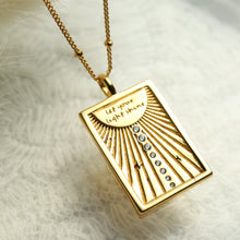 Load image into Gallery viewer, Let your Light Shine Pendant Necklace - Elisa Maree Jewelry