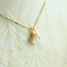 Load image into Gallery viewer, The Ella Boot and Pearl Necklace - Elisa Maree Jewelry