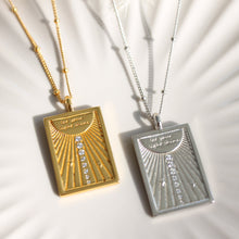 Load image into Gallery viewer, Let your Light Shine Pendant Necklace - Elisa Maree Jewelry