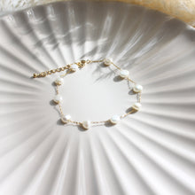 Load image into Gallery viewer, Beloved Spaced Pearl Bracelet - Elisa Maree Jewelry
