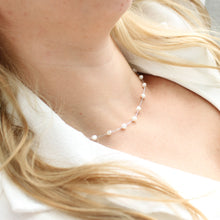 Load image into Gallery viewer, Beloved Spaced Pearl necklace - Elisa Maree Jewelry