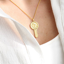 Load image into Gallery viewer, Kindness Is Key to the world Pendant Necklace - Elisa Maree Jewelry