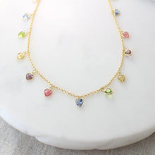 Load image into Gallery viewer, Valentina Heart Charm Necklace - Elisa Maree Jewelry