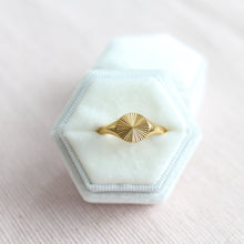 Load image into Gallery viewer, Radial Signet Ring - Elisa Maree Jewelry
