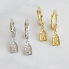 Load image into Gallery viewer, Until Tomorrow Hoop Earrings - Elisa Maree Jewelry