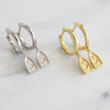 Load image into Gallery viewer, Until Tomorrow Hoop Earrings - Elisa Maree Jewelry