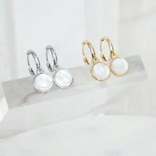 Load image into Gallery viewer, Pearly Night Etched Pearl Drop Earring - Elisa Maree Jewelry