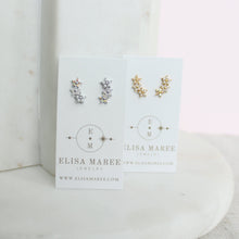 Load image into Gallery viewer, Rose Mini Climber Earrings - Elisa Maree Jewelry
