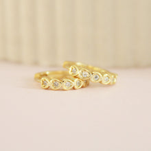 Load image into Gallery viewer, Ity Bity Heart Huggie Hoops