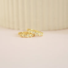 Load image into Gallery viewer, Ity Bity Heart Huggie Hoops