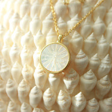 Load image into Gallery viewer, Devine Dragonfly Carved Mother of Pearl Pendant Necklace