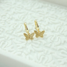 Load image into Gallery viewer, Beautiful Butterfly Drop Earring