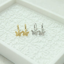 Load image into Gallery viewer, Beautiful Butterfly Drop Earring