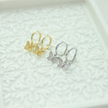 Load image into Gallery viewer, Beautiful Butterfly Drop Earring