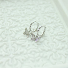 Load image into Gallery viewer, Beautiful Butterfly Drop Earring