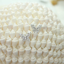 Load image into Gallery viewer, Large Crystal Butterfly Stud