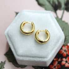 Load image into Gallery viewer, Willow Chunky Huggie Hoop Earrings - Elisa Maree Jewelry
