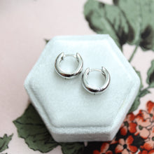 Load image into Gallery viewer, Willow Chunky Huggie Hoop Earrings - Elisa Maree Jewelry
