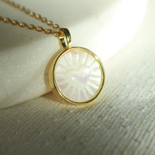 Load image into Gallery viewer, Pure Heart Etched Pearl Pendant Necklace - Elisa Maree Jewelry