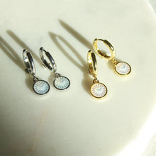 Load image into Gallery viewer, Pure Heart Etched Pearl Drop Earrings - Elisa Maree Jewelry