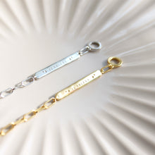 Load image into Gallery viewer, Intention Mini Paperclip Chain - Elisa Maree Jewelry