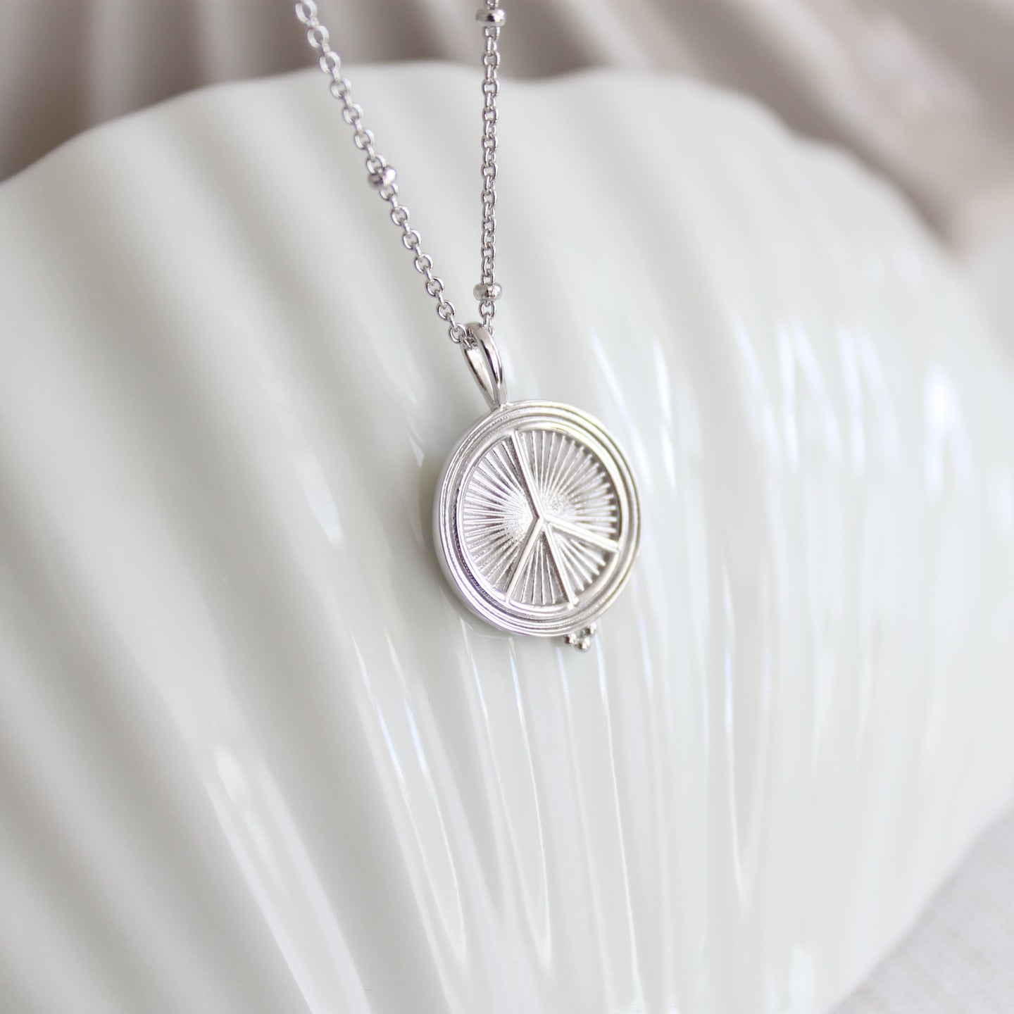 Peace, Love and Happiness Pendant Necklace