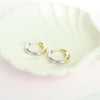 Everyday Flip Hoops – Reversible Gold & Silver - Elisa Maree Jewelry